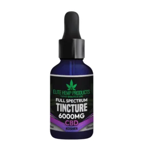 6000MG Pure CBD Tincture – High-Potency, THC-Free Oil for Stress, Sleep & Pain Relief