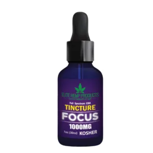 CBD Focus Tincture — Elite CBD, available in 1000mg, 3000mg, 6000mg and 9000mg