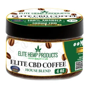 CBD-infused coffee with 500mg hemp extract for energy, focus, and relaxation.