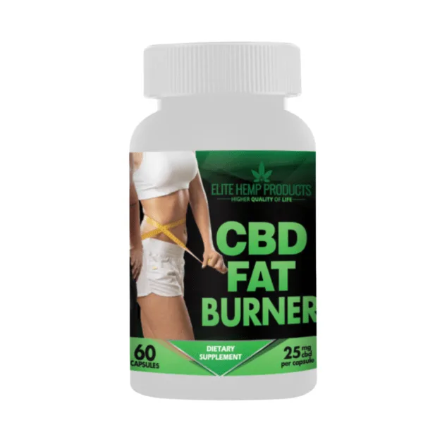 CBD metabolism and energy capsules with green tea and botanicals