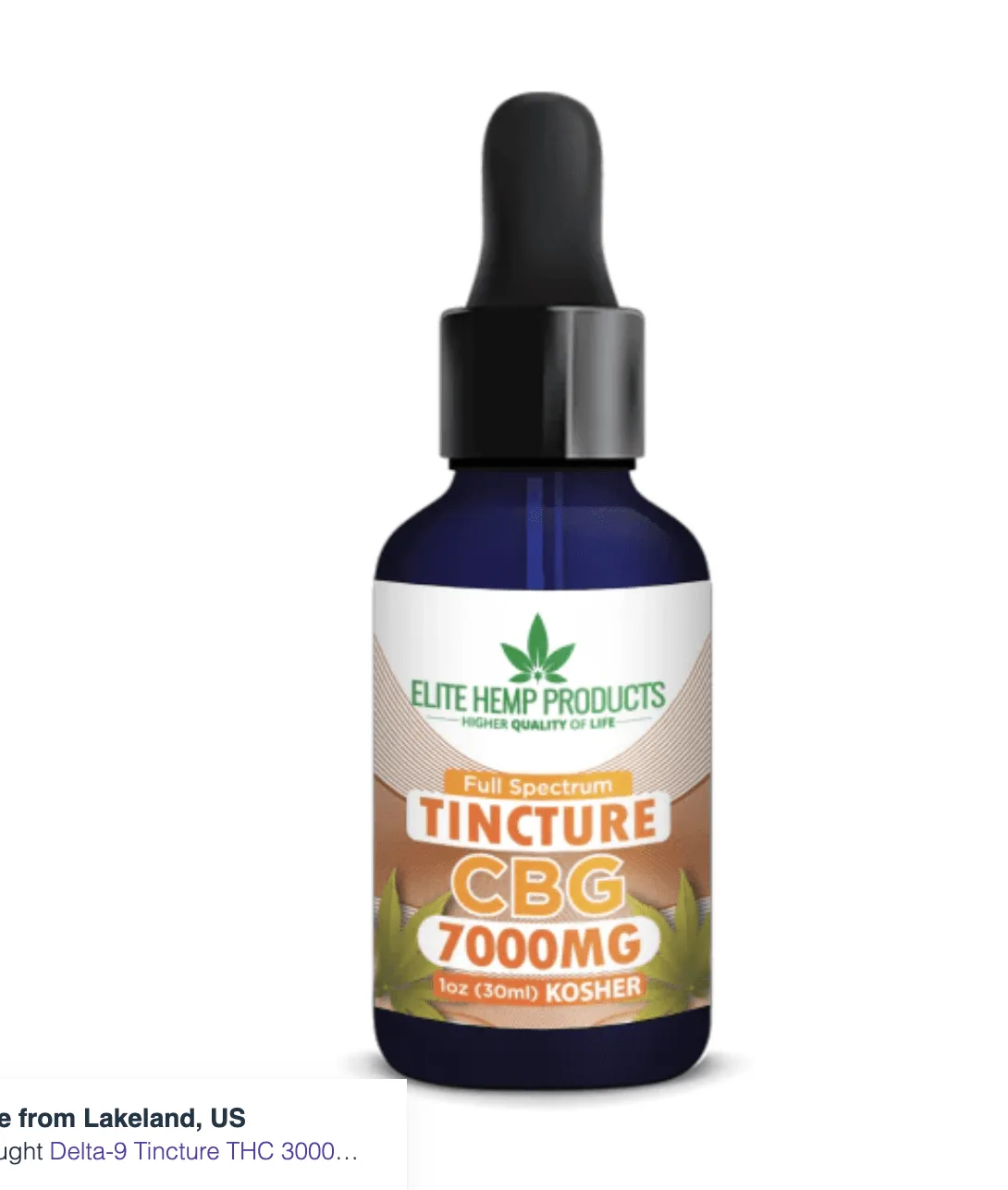 7,000mg Full Spectrum CBG Tincture